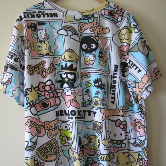 Hello Kitty & Friends Sanrio Women 2X T-shirt - Picture 2 of 7